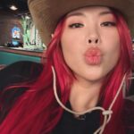 Gabee Instagram – 빨간머리, 안녕! 🌹