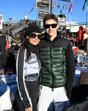 Gabriela Partyšová Instagram - Jarní prázdniny SPOLU❤️ @kristianpartys @courchevel_officiel ⛷️ @bogner_czech @moncler @elitevoyagecz