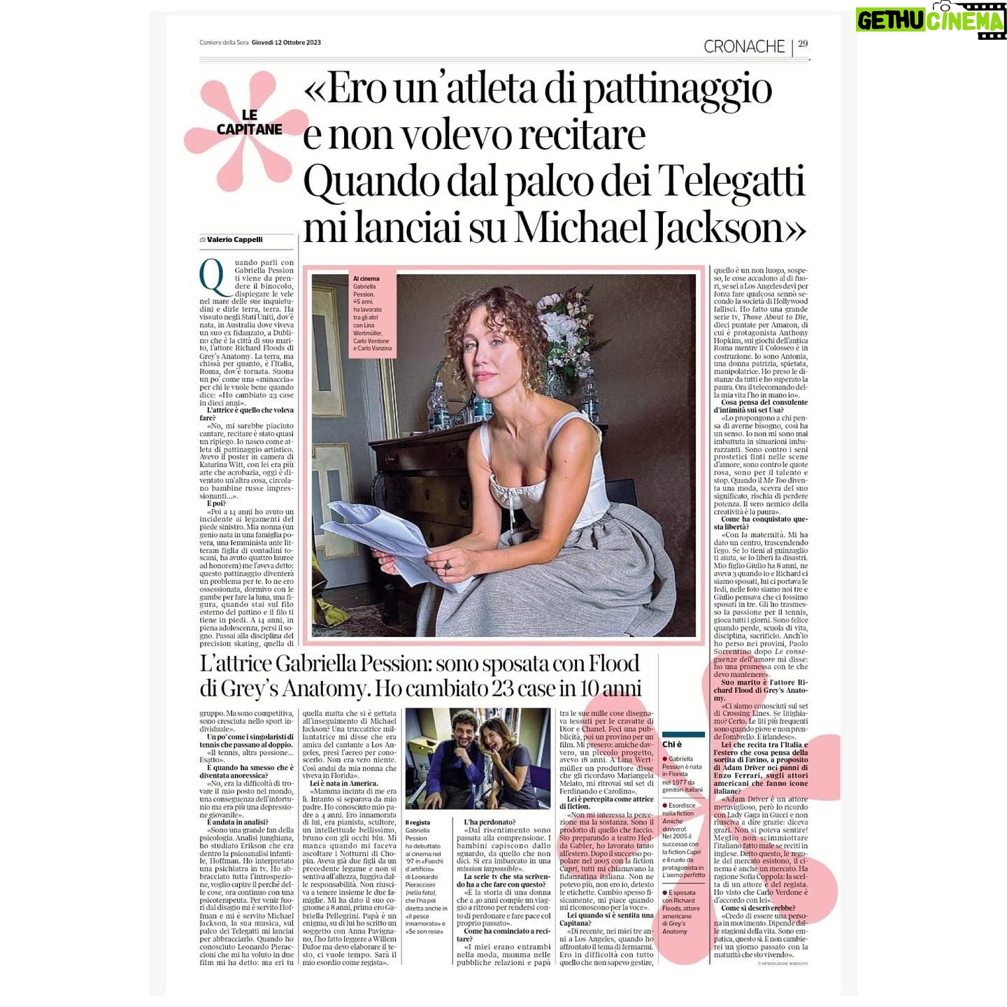Gabriella Pession Instagram - “Non mi interessa la percezione, ma la sostanza. Sono il prodotto di quello che faccio.” La mia intervista completa oggi di @valerio.cappelli.bianconero oggi sul @corriere @cazzulloaldo Press @petta.vincenza @dm.promopressagency