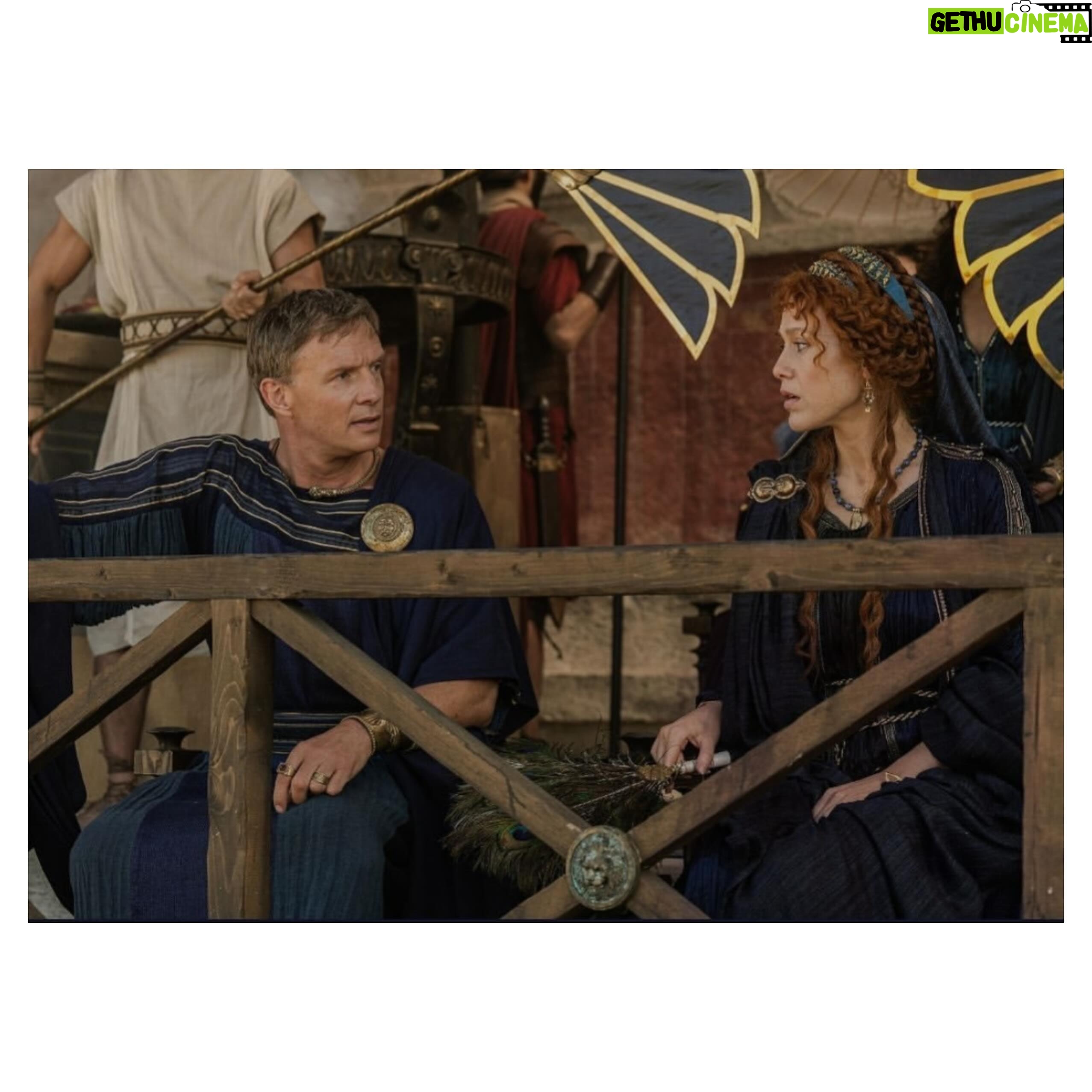 Gabriella Pession Instagram - So thrilled to finally share the first image of Antonia and Marsus #rupertpenryjones π₯π₯π₯π₯π₯π₯π₯Enjoy this exclusive first look for THOSE ABOUT TO DIE from @entertainmentweekly which premieres on @peacock July 18th ! @rolandemmerich @marcokreuzpaintner @haraldkloser @gianni.nunnari @anthonyhopkins Press @icon_pr