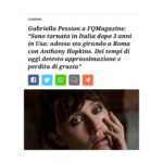 Gabriella Pession Instagram - “Ho spiegato a mio figlio che essere famosi non vuol dire niente. C’è gente che è famosa senza avere dei meriti oppure per cose non meritevoli. Vorrei invece trasmettergli questo concetto, e cioè che la fama non definisce nessuno. Perseveranza, studio e fatica sono valori da perseguire per ottenere risultati, come insegna per esempio lo sport”. La mia intervista integrale oggi su #ilfattoquotidianoit www.ilfattoquotidiano.it Grazie a Paolo Aruffo e @claudoe_ per la bellissima intervista 📷 @ale_pession @verdelilla_torino Grazie @petta.vincenza @dm.promopressagency #interview #intervista #ritratto #portrait