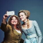 Gabriella Wilde Instagram – Happy last day @beatieedney 💙 
#poldark #lastday #endofanera