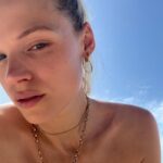 Gabriella Wilde Instagram - Thank you for having me @sixsenses.ibiza @thebeachcavesibiza . One of the most beautiful hotels I’ve ever been too. Feeling amazing after my stay and a few days by with this view 🙏💕✨ @purplepr #sixsenses #ibiza #thebeachcavesibiza