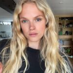 Gabriella Wilde Instagram - Blonde waves for todays shoot.