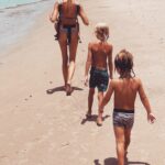 Gabriella Wilde Instagram - The beach and my boys .. nowhere I’d rather be 💕✨