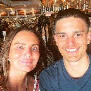 Gabrielle Anwar Instagram - With my Boy!!! Yippiekaiyay! @shareefmalnik
