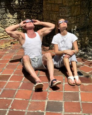 Gabrielle Anwar Instagram - Sun & Moon Lovers. @shareefmalnik