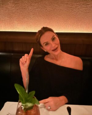 Gabrielle Anwar Instagram - Me reminding my husband just how smart I am. @shareefmalnik