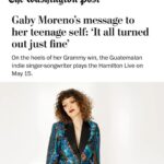 Gaby Moreno Instagram - Muchísimas gracias @washingtonpost por el artículo y la entrevista. Qué emoción ver esto en uno de mis periódicos favoritos.❤️❤️❤️ Link in bio for full article.