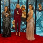 Gaby Moreno Instagram - Thank you to my dear @kimmyerin for styling me for the #GRAMMYs red carpet. dress: @marchesafashion gloves: @cest_jeanne hair clips: @leletny hair makeup: @kristenpulice bag: @gennyofficial