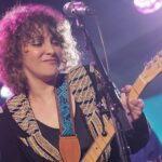 Gaby Moreno Instagram - This band right here!!!! 🤩What a dream and joy to play “Solid Ground” with these crazy talented musicians/singers!! @emilyelbert @ericacanalesmusic @kittenkuroi @saymanns @kimonkirk @danknobler @carm_band @sylvaincarton #JebinBruni Not pictured but making us sound SO good: @chrissorem Thanks to @ribbonmics and @tylerchester for lending me that fab Electro Voice 666 mic! Special thanks to my dearest @ericacanalesmusic for not only singing with me but also styling the whole band!! 🔥 And those beautiful visuals we had in the background were made by my cousin @chemabonilla 🙌🏼 My suit by @temraza Thanks to showroom @regardstylehouse
