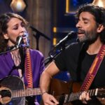 Gaby Moreno Instagram - @gaby_moreno ft. Oscar Isaac perform “Luna de Xelajú”! #FallonTonight
