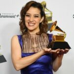 Gaby Moreno Instagram - Nos ganamos un Grammy!!!!! 🥹💜😭🙏🏼 Gracias @recordingacademy por este honor tan grande!
