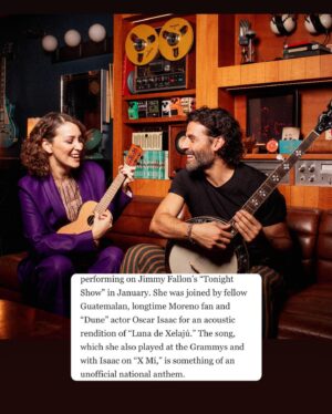Gaby Moreno Instagram - Muchísimas gracias @washingtonpost por el artículo y la entrevista. Qué emoción ver esto en uno de mis periódicos favoritos.❤️❤️❤️
Link in bio for full article.