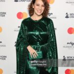 Gaby Moreno Instagram - Kicking off #GRAMMY week celebrating all nominees with both the NY and LA @recordingacademy chapters. 🙌🏼🧡🤗 Thank you @sesaclatina @cosmicaartists Styled by the fabulous @kimmyerin NY 👗 by @semsem LA 👗 by @angelikajozefczyk Necklace @lele_sadoughi LA rings @ninaberenato