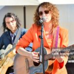 Gaby Moreno Instagram - Kicking off #GRAMMY week celebrating all nominees with both the NY and LA @recordingacademy chapters. 🙌🏼🧡🤗 Thank you @sesaclatina @cosmicaartists Styled by the fabulous @kimmyerin NY 👗 by @semsem LA 👗 by @angelikajozefczyk Necklace @lele_sadoughi LA rings @ninaberenato