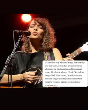 Gaby Moreno Instagram - Muchísimas gracias @washingtonpost por el artículo y la entrevista. Qué emoción ver esto en uno de mis periódicos favoritos.❤️❤️❤️
Link in bio for full article.