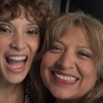 Gaby Moreno Instagram – This band right here!!!! 🤩What a dream and joy to play “Solid Ground” with these crazy talented musicians/singers!! 
@emilyelbert @ericacanalesmusic @kittenkuroi  @saymanns @kimonkirk @danknobler @carm_band @sylvaincarton #JebinBruni

Not pictured but making us sound SO good: @chrissorem 

Thanks to @ribbonmics and @tylerchester for lending me that fab Electro Voice 666 mic! 

Special thanks to my dearest @ericacanalesmusic for not only singing with me but also styling the whole band!! 🔥 

And those beautiful visuals we had in the background were made by my cousin @chemabonilla 🙌🏼

My suit by @temraza 
Thanks to showroom @regardstylehouse