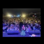 Gaby Warouw Instagram - Happy to be back on stage after 1 year 🥶 Thank you, Pekanbaru. Thank you for having me, @haribahagiaku.myfest