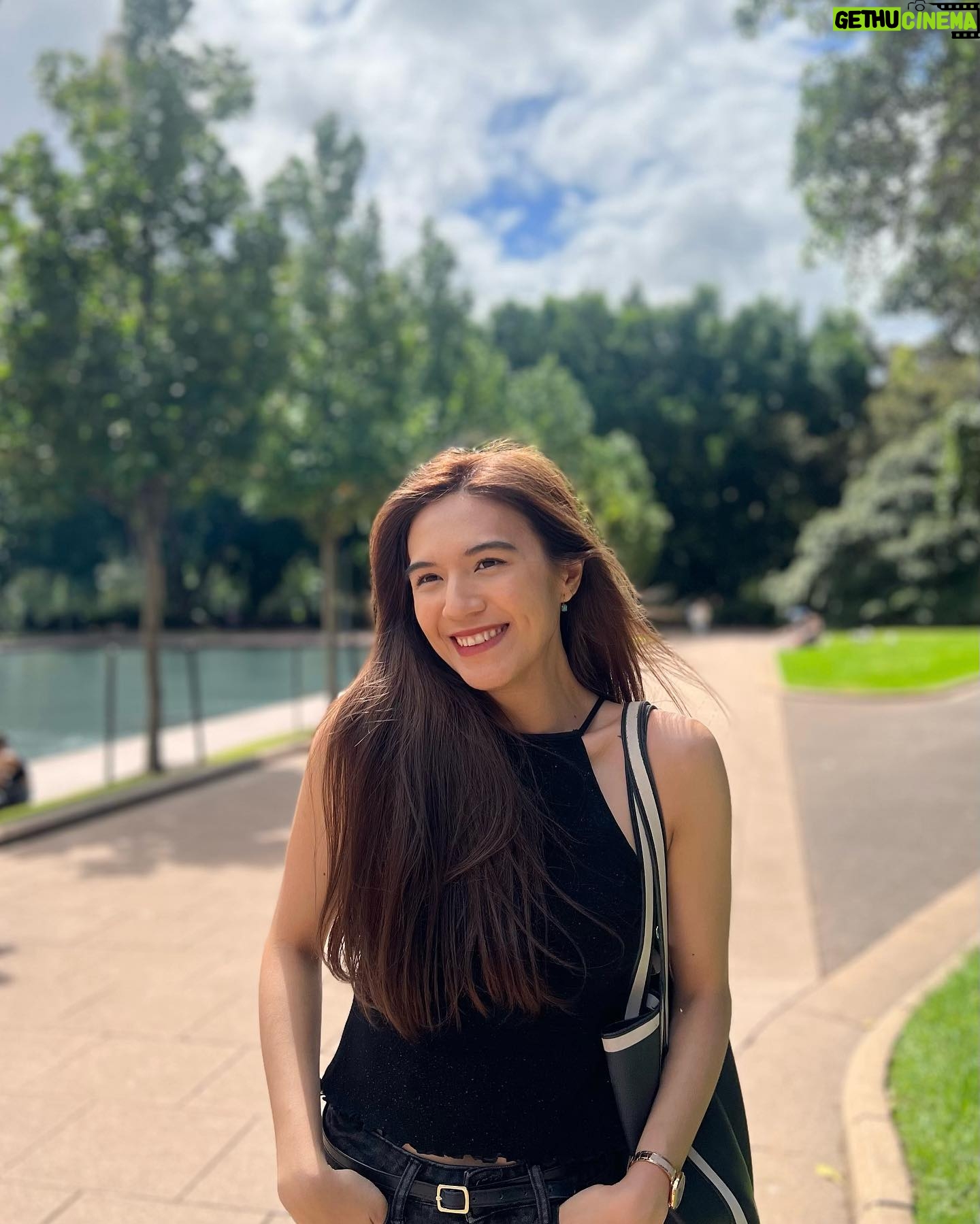 Gaby Warouw Instagram - Moments in parks are my favorite ones