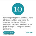 Gabz Instagram - Obrigada meus orixás por me permitirem ter essa profissão! Queria agradecer e contar uma (algumas) história. Da ponte pra cá foi a primeira música do racionais que eu ouvi, era uma criança passando num bar de esquina, tava tocando naquelas jukebox, e isso me mudou pra sempre. Isso foi uma das coisas que me fez querer largar tudo e falar poesias na praça, isso mesmo, artista de rua, eu já era atriz mas o hip-hop me tornou artista, por que pra ser artista primeiro a gente precisa ser gente e foi isso o que o hip-hop fez, me tornou PESSOA, por isso também meu nome artístico sempre será GABZ, já me falaram que pra ser atriz precisava de sobrenome de peso, mas meu nome é de poeta de rua, esse é meu vulgo, meu nome de guerra, inclusive minha primeira poesia diz “Se pelo menos eu soubesse meu verdadeiro sobrenome(…)” quer mais peso que isso? O hip-hop me mudou pra sempre. Alguns anos depois conheci Demetrio um homem trans artista, lindo e dançarino! Íamos trabalhar juntos mas não deu. Demétrio faleceu e isso também me mudou pra sempre. Quando li essa série e soube que ia poder ajudar a contar a história de Ícaro (brilhantemente interpretado por @victorliaam) eu soube que tinha que dar tudo de mim, meu sonho sempre foi contar histórias e principalmente as histórias que não costumávamos contar, um desafio! Uma outra cidade, outra cultura, que sempre fui fã! Sou a maior fã das periferias do Brasil e a vida que se encontra nelas, os gingados e gírias, gíria não, DIALETO. Malu não foi fácil, @marcellobosschar sabe, o quanto cavucamos pra honrar essa menina, o luto não é fácil, nada disso é fácil mas é necessário. A salvação é pelo risco mores!!! Eu espero que gostem e se divirtam, essa personagem marca um capítulo na minha vida, agradeço a genialidade de meus colegas de elenco, todos sem exceção são GENIAIS toda essa equipe ABSURDA de talentosa e guerreira, (Honrosa menção a @luhmaza) peço que assistam com cuidado, sem preconceitos e medos só vai e volta aqui pra me dizer o que acharam! Se você chegou até aqui já deve desconfiar que sim, Da Ponte Pra Lá também me mudou pra sempre. 💛