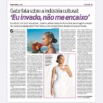 Gabz Instagram - Ontem saiu essa matéria linda no Jornal O Dia e eu tô toda emocionada falando de arte e sobre a construção de um mercado cultural que nos reconheça do jeitinho que somos, saiu ontem nas bancas mas a matéria tá lá no @odiaonline pra todo mundo ler 🥹❤️