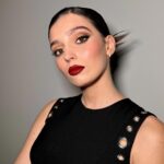 Gaia Girace Instagram - Matte Revolution on @gaiagirace 🖤📌 Product used: Primer @espressoh_ Cc Cream @erborian Concealer @lancomeofficial Contour @charlottetilbury Blush @patrickta Eyes by @nablacosmetics Mascara @hudabeauty Lips combo @sephoracollection & @makeupforever