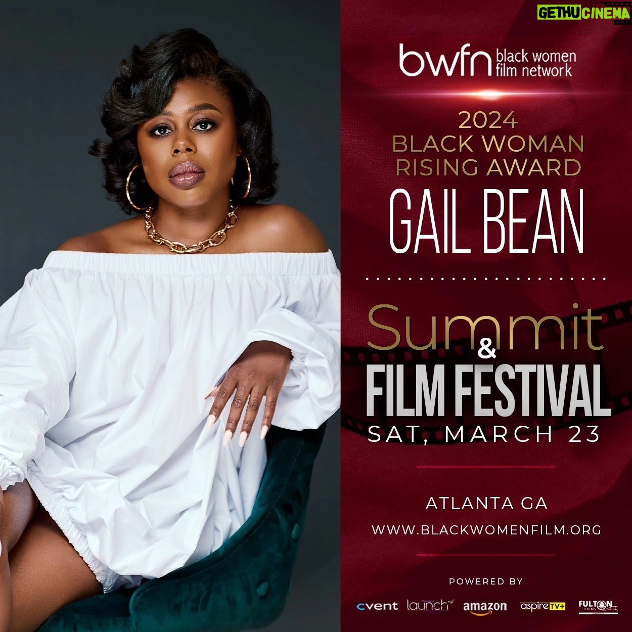 Gail Bean Instagram - 🙏🏾 Last year I attended the @blackwomenfilm summit x I got to witness my good Sawrah @latashagillespie honored at the awards luncheon for her brilliance x contribution to advancing us. I return a second year to the Black Women Film Network Summit & Film Fest in Atlanta as an honoree amongst incredible black women who've impacted our industry exceedingly above x beyond. This truly an honor. Thank you #BlackWomenFilmNetwork . Register today at blackwomenfilm (dot) org. See you there!!