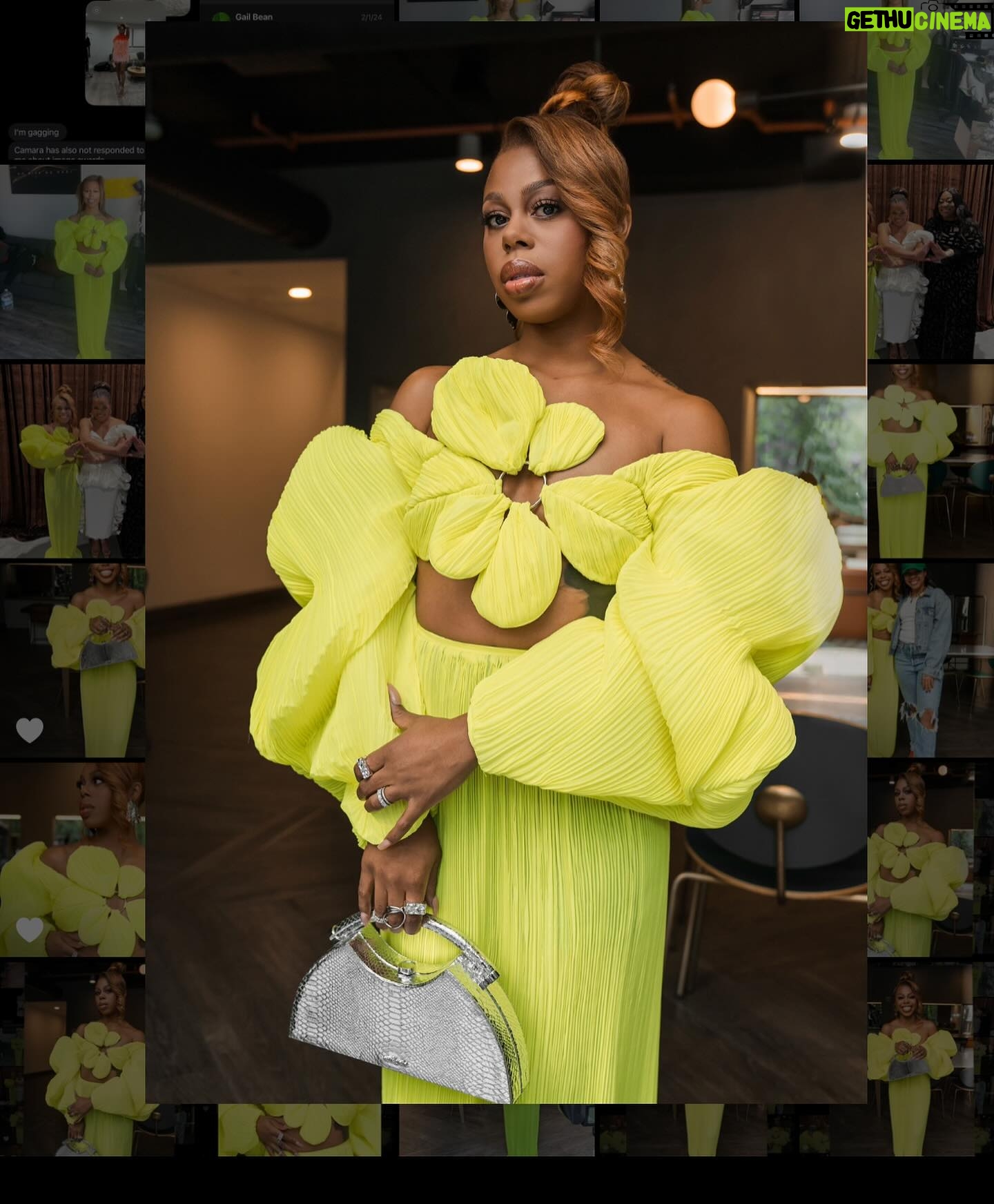 Gail Bean Instagram - Blooming Season but make it BIG -THE BIGGEST . 📸 @kayemccoy_ 📍 @essence BLACK WOMEN IN HOLLYWOOD 💄 @jlamarbeauty 💇🏾♀️ @kaorinikstudios STYLIST @germanee_g | asst @ebonysomerville @dashonebydash 👗 @atelierndigo 🙏🏾 God x the Ancestors