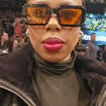 Gail Bean Instagram - I live in Brooklyn featuring Courtside Caggy @__cags 🫶🏾❤️✊🏾👑 @jumpman23 @__cags @ladi_couture @ohmy_jah @brooklynnets @barclayscenter @theafrocentricone 💄 @camaraaunique 💇🏾‍♀️ @blickybodiedit 👟 @jumpman23 💅🏾 @pickacolorbrooklyn 🧥 @rebeccaminkoff 👝 @shophaliq 📸 @kees2life #Jordan #JordanWomen