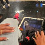 Gail Bean Instagram - I live in Brooklyn featuring Courtside Caggy @__cags 🫶🏾❤️✊🏾👑 @jumpman23 @__cags @ladi_couture @ohmy_jah @brooklynnets @barclayscenter @theafrocentricone 💄 @camaraaunique 💇🏾‍♀️ @blickybodiedit 👟 @jumpman23 💅🏾 @pickacolorbrooklyn 🧥 @rebeccaminkoff 👝 @shophaliq 📸 @kees2life #Jordan #JordanWomen