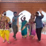 Gangavva Instagram - Which state attire it is ? 1.Tamilanadu 2.Rajastan 3.kerala 4.odisha . @ramojifilmcity 🫶🏻 . #state #dress #dance #fun