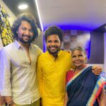 Gangavva Instagram - Chamkeela angi eskone poya 🙊 Nani anna @nameisnani ❤️ @gangavva 🔥 . Outfit : @gracenewdesigners 🤗 . #dasara #nani #movie #anilgeela #gangavva #myvillageshow #cinema