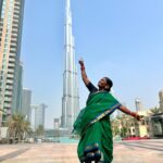 Gangavva Instagram - బుర్జు ఖలీఫా ...... . . . #burjkhalifa #dubai #gangavva