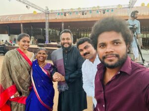 Gangavva Instagram - Participated as a chief guest in Yaksha program at Isha - Adiyogi 
#mahashivarathri2023 
.
We are blessed 🥺🙏
.

@isha.foundation @radhejaggi @consciousplanet @anjimamaaa @madhualwaala 
.
#shivarathri #myvillageshow #ishafoundation #isha #lordshiva🙏 #meditation #gangavva #anilgeela #tamilanadu