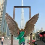 Gangavva Instagram - బుర్జు ఖలీఫా ...... . . . #burjkhalifa #dubai #gangavva