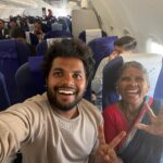 Gangavva Instagram – Gangavva’s first flight ✈️ Journey 😎
Ekkadiki velthunnam guess cheyandi ? ( Hint Shivarathri special) 
.
@anjimamaaa @madhualwaala @gangavva @myvillageshow @indigo @youtubeindia 
.
#flight #firstjourney #youtube #gangavva #anilgeela #flighttime #vlogs