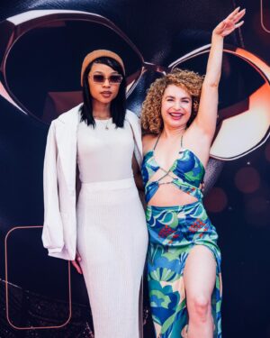 Gaosi Raditholo Instagram - Had a fab time @joburg_film_festival with my fave @atalyachana ✨❣️✨

📸: @planlmediahouse
