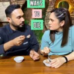 Garima Arora Instagram - WHO IS THIS PERSON IN YOUR LIFE? Who keeps making these silly mistakes!!! Ice cream 🍨 is not meant to be shared. #dumbwaystodie . . #Delishaaas #icecream #icecreamlover #nosharing #foodlover #feelkaroreelkaro