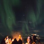 Garima Arora Instagram - A moment I can never get out of my head! When we lit a bonfire on a frozen lake..under the stunning northern lights…waiting for hours at -15 degrees for the best light show on the planet. @rahul_ver1983 time to go back?
