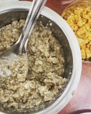 Garima Arora Instagram - Joy lies not just in eating together but also in sharing the kicthen❤️ spending the day cooking with the women of the Prajapat household was a deep dive into their ingredients, cooking techniques, generational recipes and most importantly their robust appetite for life itself. Bajra roti- a meal of kadi, kachri and sangri- sweet childa- bajre ki kheech- poha