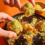 Garima Arora Instagram - Ask anyone!! I love chaats. We take our love for the classic mithai shop and turn it into a fun filled box that is Marigold. Chaats, Mithais and snacks… @marigold.delights is an ode to the traditional skill of the Indian Halwai together with naughty take of the modern chef! Try it out next time in bangkok!