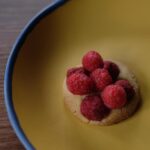 Garima Arora Instagram - Nan khatai is a traditional Indian “shortbread” biscuit made with semolina, cardamom and Ofcourse Ghee. Available In two flavors at HERE breakfast bakery; 1. Topped with raspberries and 2. smoked bacon jam! Which flavor will be your new favorite @here_bkk