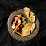 Garima Arora Instagram - Chocolate whaaaa ??!! Chocolate popadum lovingly called the choco pops topped with fresh and dried fruits is the perfect sweet n spicy ending to any meal
