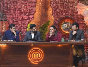 Garima Arora Instagram - Wrapping it up in great company. @sanjeevkapoor @ranveer.brar @vikaskhannagroup catch the finale on @sonytvofficial @sonylivindia 9pm tonight and tomorrow