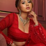 Garima Sharma Instagram - Shoot for @makeupbyjanu_njs @shree_natraj_jewellers Hair stylist @rofyna Outfit partner @rashree_design Feat @garimasharma_official Team @collab_nepal @_skdgin_ @rijeshtdkphoto @anishtakesphoto @realshutter47 #makeupartist #jwellery #boutique #collaboration #nepal