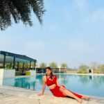 Garima Sharma Instagram - Painting the town red with my vibes. ❤️ #instapost #keepsmiling #explorepage 💫