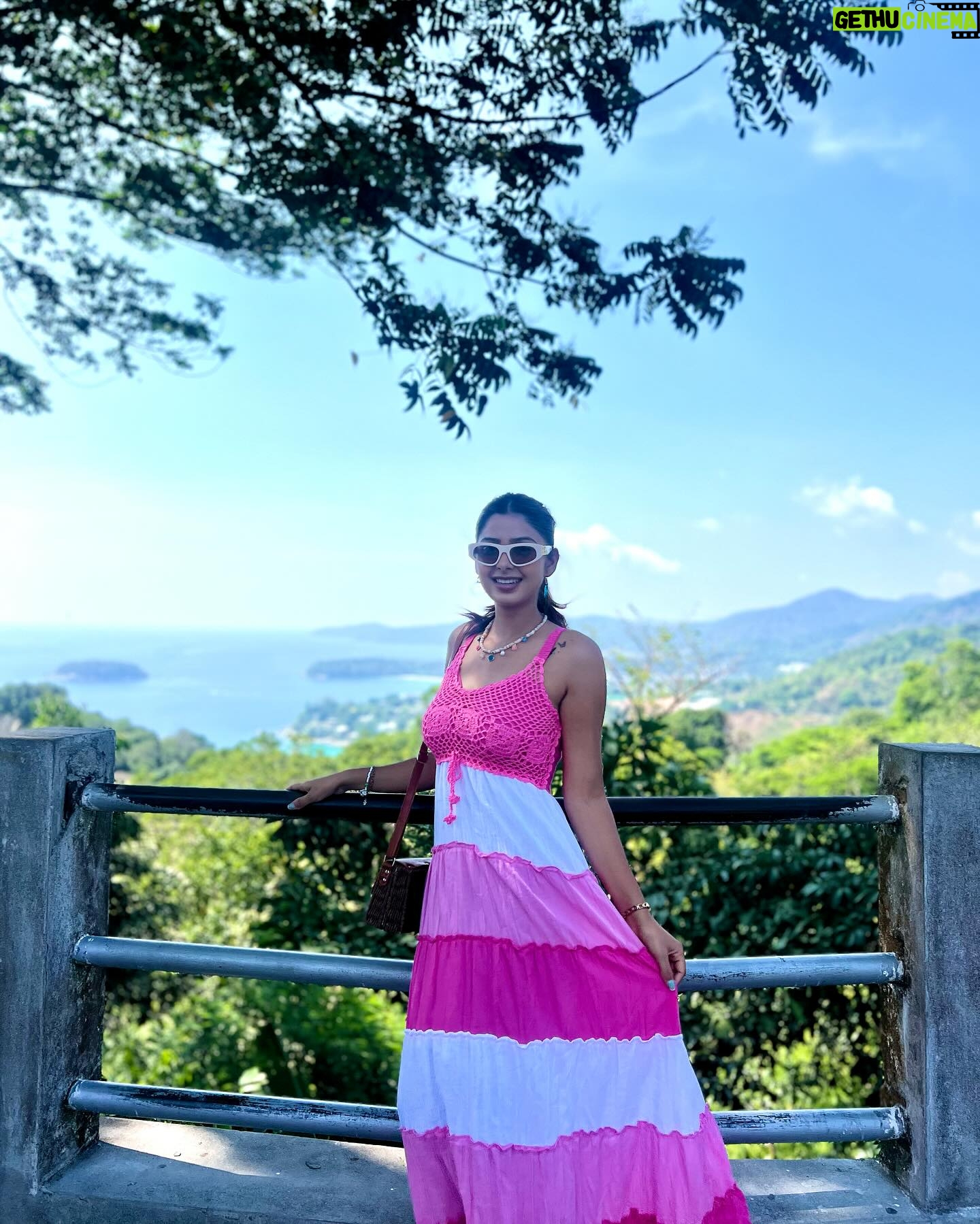 Garima Sharma Instagram - Taking in the stunning panoramic views from Karon Viewpoint in Phuket, Thailand 🇹🇭💐 #travel #karonviewpoint #phuket #thailand