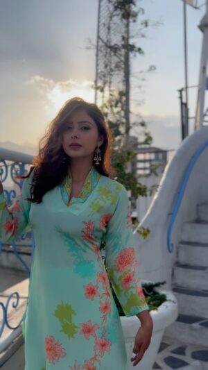 Garima Sharma Instagram - जुन हेर्नु तिमि♥️ 
#reels #keepsmiling #shootdiaries #positivevibes 
Wearing : @mayju.boutique 
Makeup: @lavi_makeupstudio 
Lens : @uddibaba 
Location : @sundown_ktm