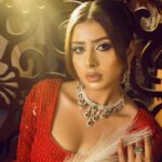 Garima Sharma Instagram - Shoot for @makeupbyjanu_njs @shree_natraj_jewellers Hair stylist @rofyna Outfit partner @rashree_design Feat @garimasharma_official Team @collab_nepal @_skdgin_ @rijeshtdkphoto @anishtakesphoto @realshutter47 #makeupartist #jwellery #boutique #collaboration #nepal